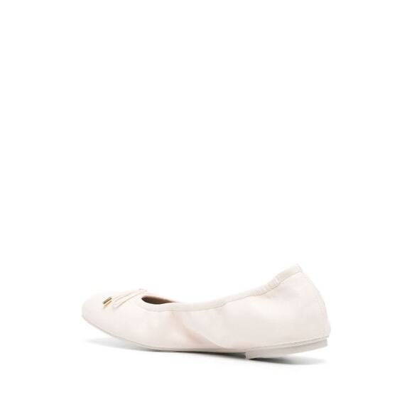 NWT Stuart Weitzman Bardot Bow Flat Cream Sz 7.5 - Picture 2 of 5
